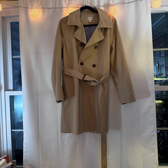 J. Crew Jackets & Blazers - J Crew Camel Khaki Trench Coat